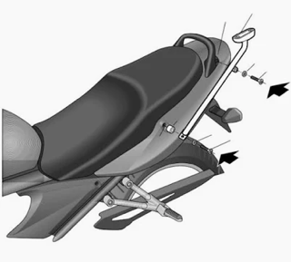 HERRAJE SUZUKI (WEB) BANDIT GSF 600 (00-05)/ BANDIT 1200/N/S (01-04)