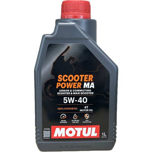 MOTUL SCOOTER 4T 5W40 A 1 LT.