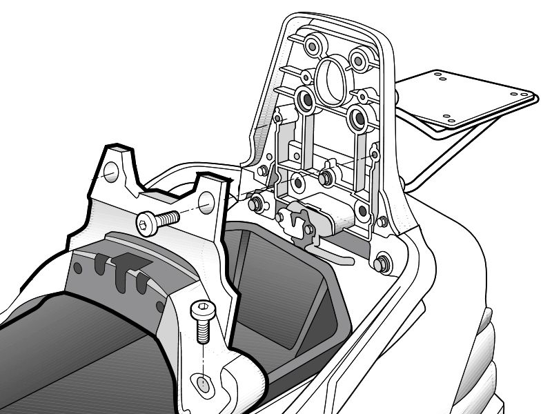 HERRAJE SUZUKI (WEB) BURGMAN 250/BUSINESS (01-09)/ BURGMAN 400 (01-06)
