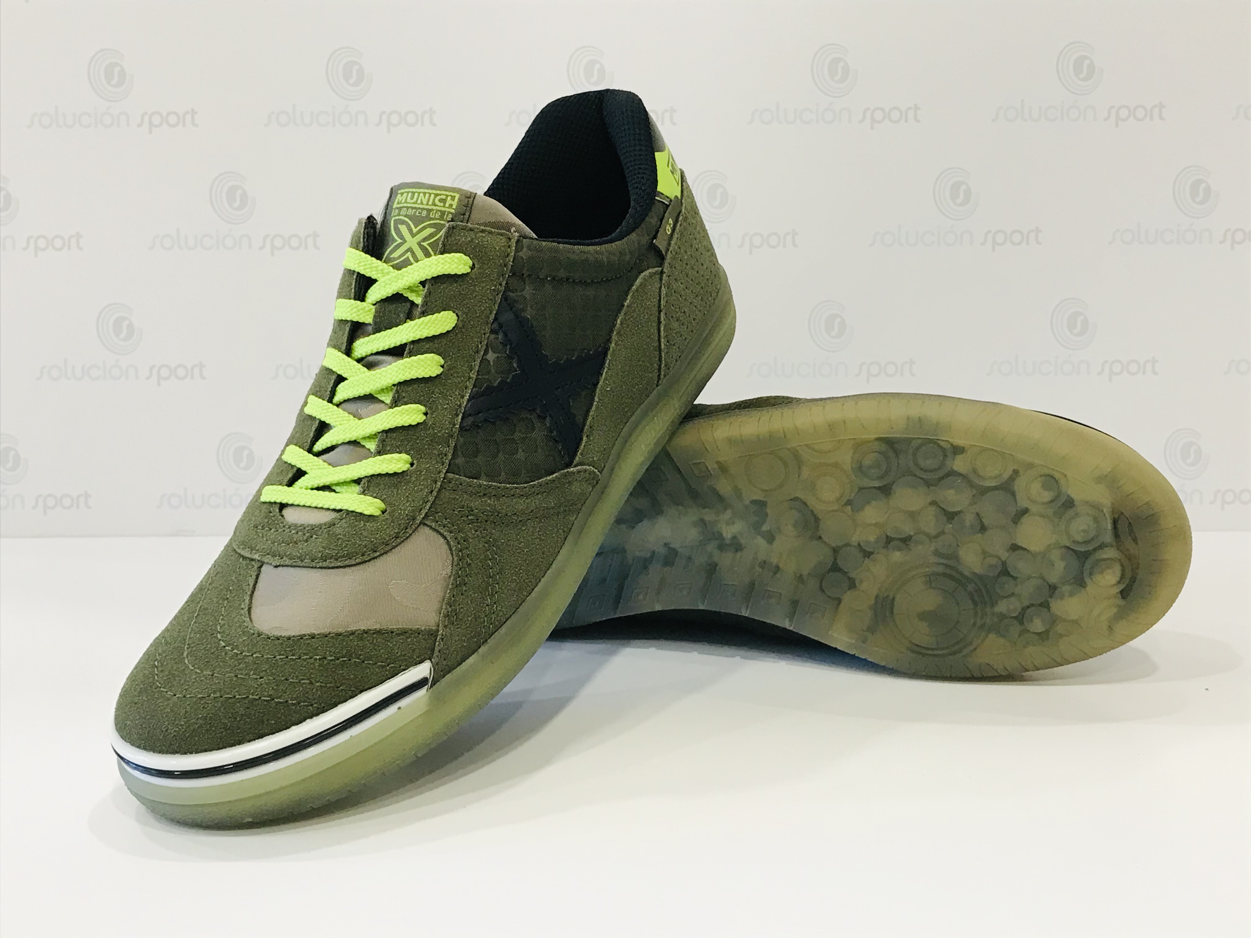 ZAPATILLA FUTBOL SALA MUNICH G-3 KID GLOW (41)