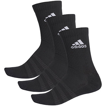 PACK 3 CALCETINES ADIDAS LARGOS NEGRO