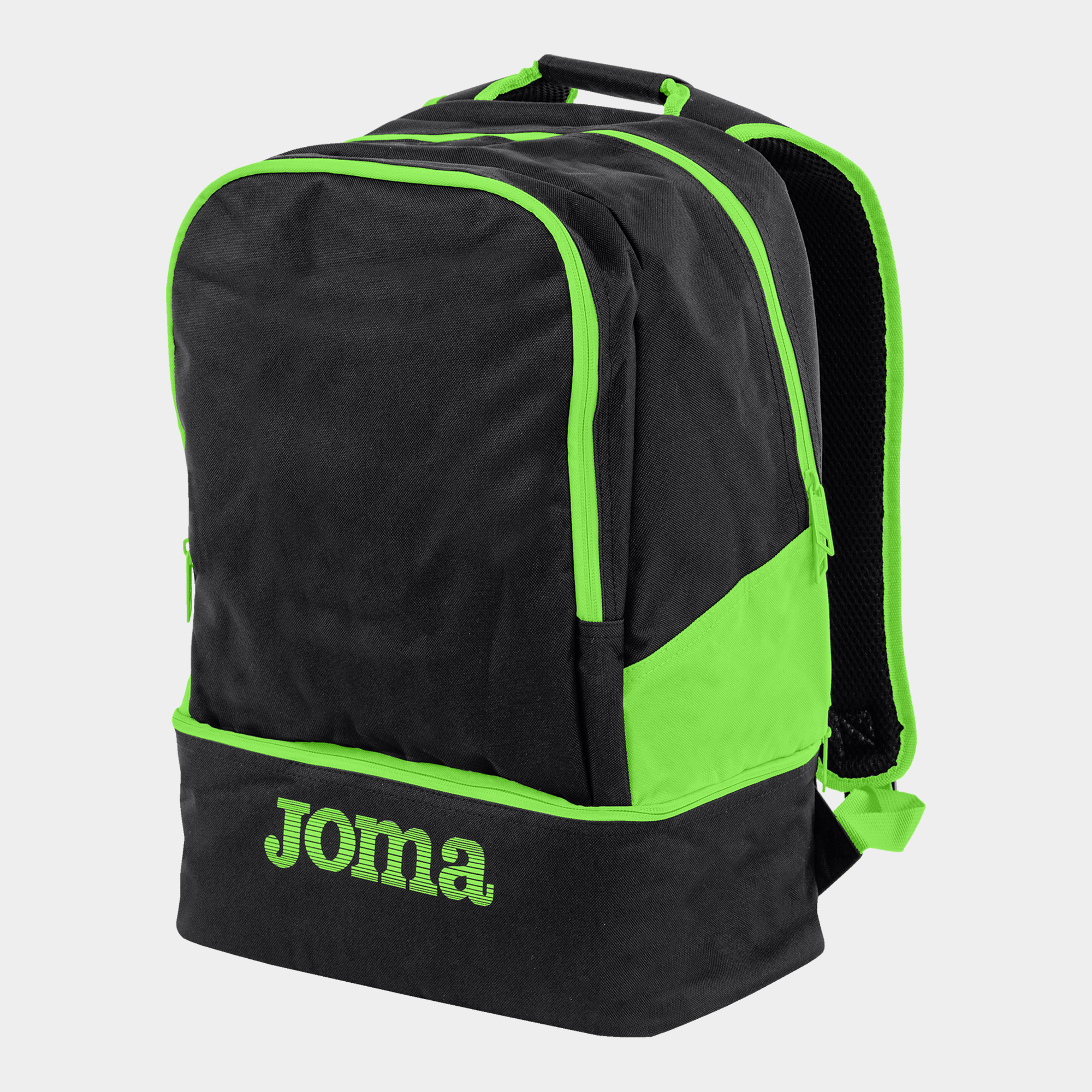 MOCHILA JOMA ESTADIO III NEGRO-VERDE