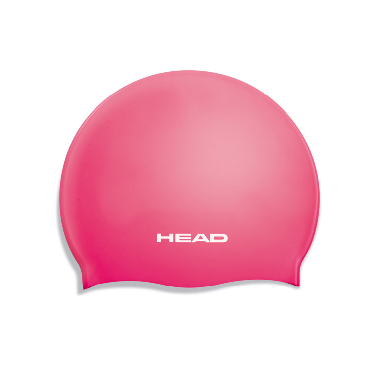 GORRO NATACION SILICONA HEAD FLAT JR. (Rosa)