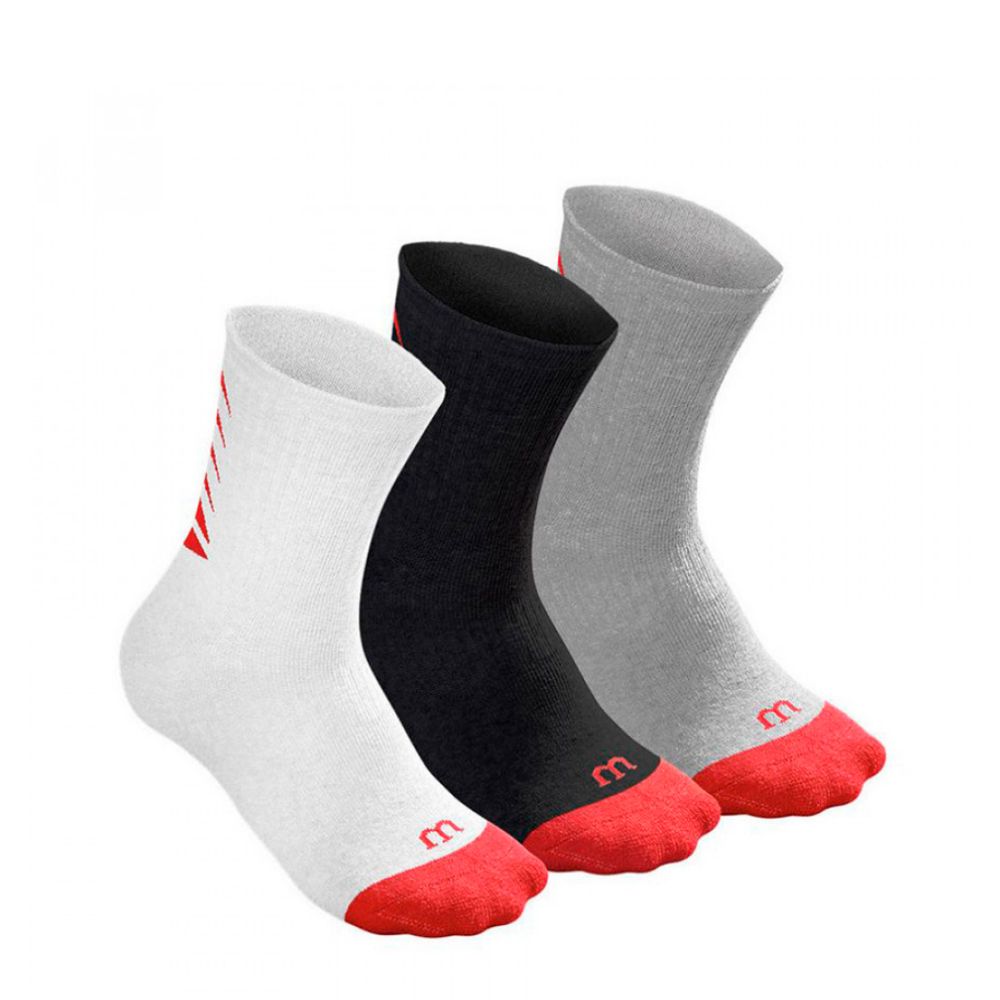 CALCETÍN WILSON LARGO CORE JUVENIL (3 PARES/PAQUETE)