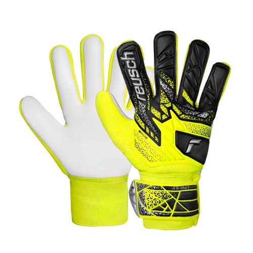 GUANTE PORTERO REUSCH ATTRAKT STARTER SOLID JR AMARILLO