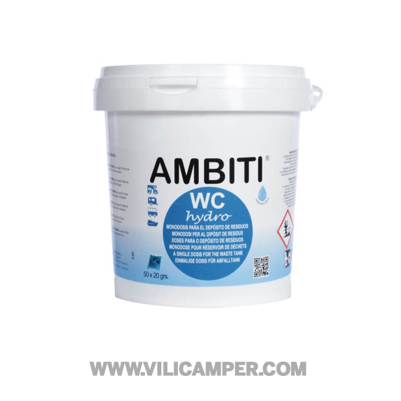 Ambiti Hydro Bote 50 unid. 20gr. - Monodosis Negras