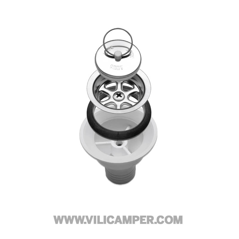 Desagüe Sifón AC 535 Descarga en recto Ø 25 mm