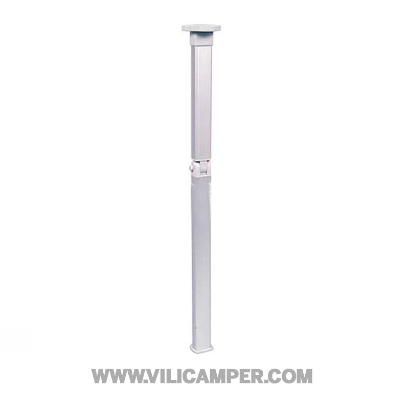 Pie mesa 2 posiciones cama y mesa - Color Aluminio