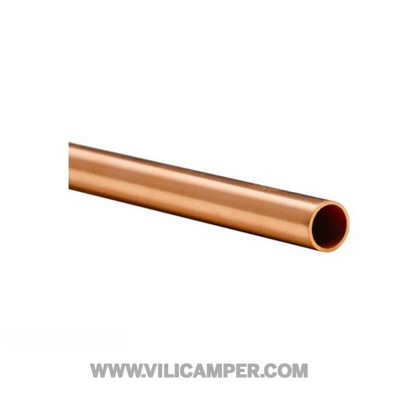 Tubo cobre flexible gas 8 mm (1 metro)