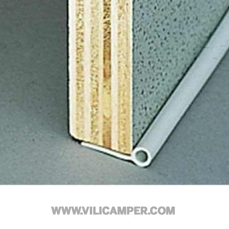 Perfil tapa juntas gris medio (5 m.)