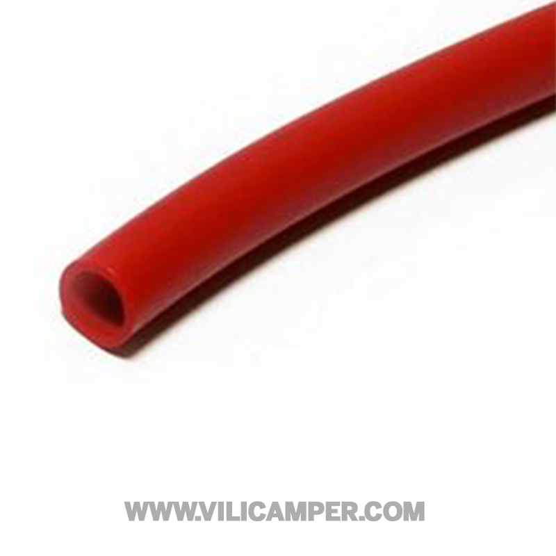 Manguera polietileno roja Ø 12mm (1 metro)