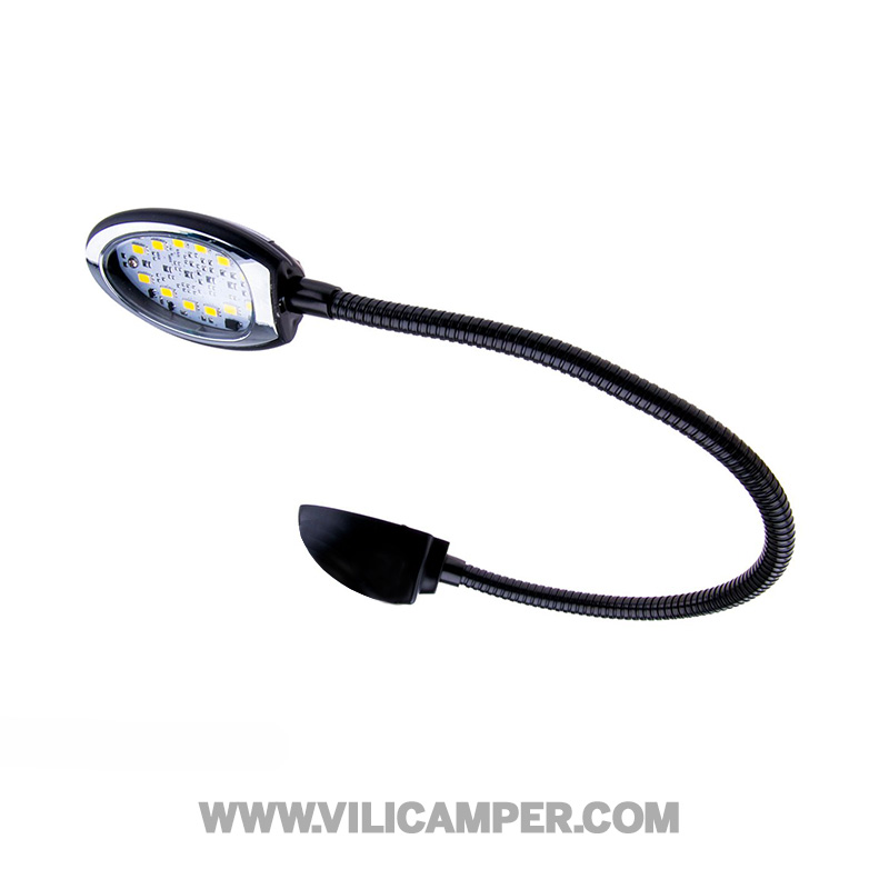 Flexo 12 leds Negro 325 mm