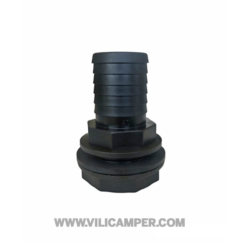 Pasamuros recto Ø 40 mm 