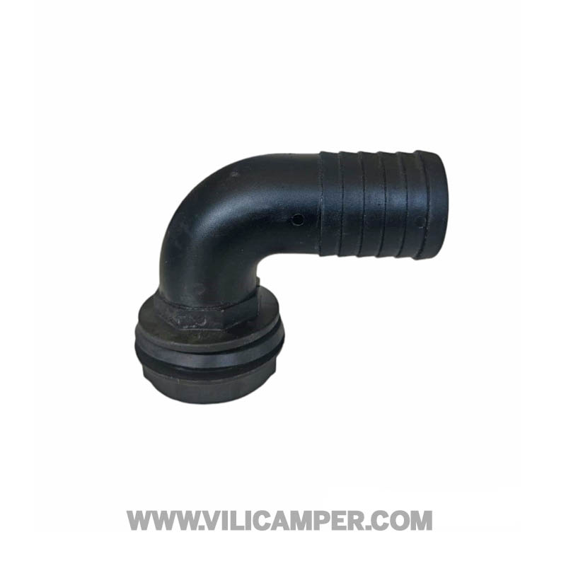 Pasamuros 90º Ø 25 mm 