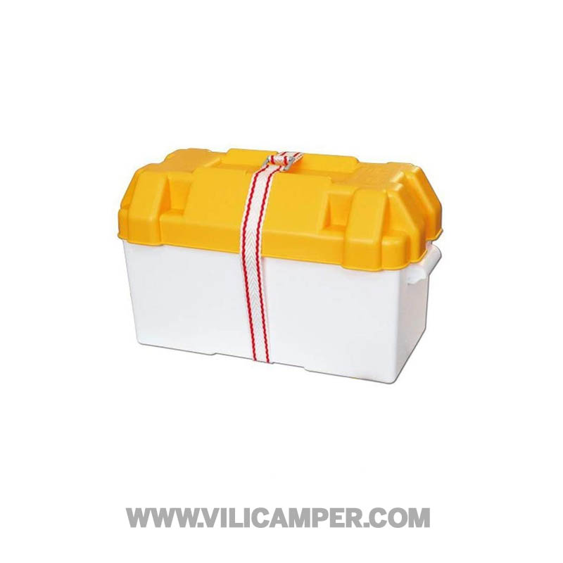 Caja de protección estanca de batería (largo 39 x ancho 17,5 x alto 20 cm)