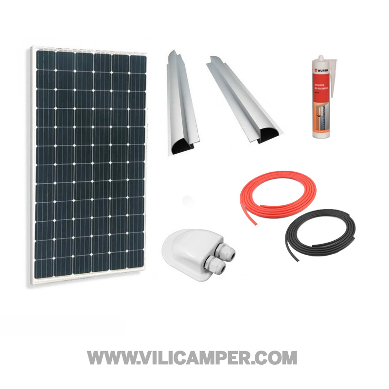 Kit Placa Solar Monocristalina 200W sin regulador