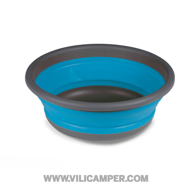 Cuenco redondo plegable 37,5 x14 azul
