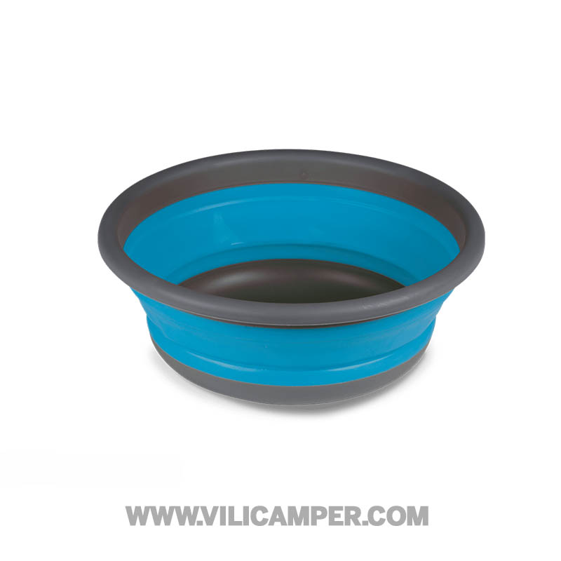 Cuenco redondo plegable 32,5 x12 azul 