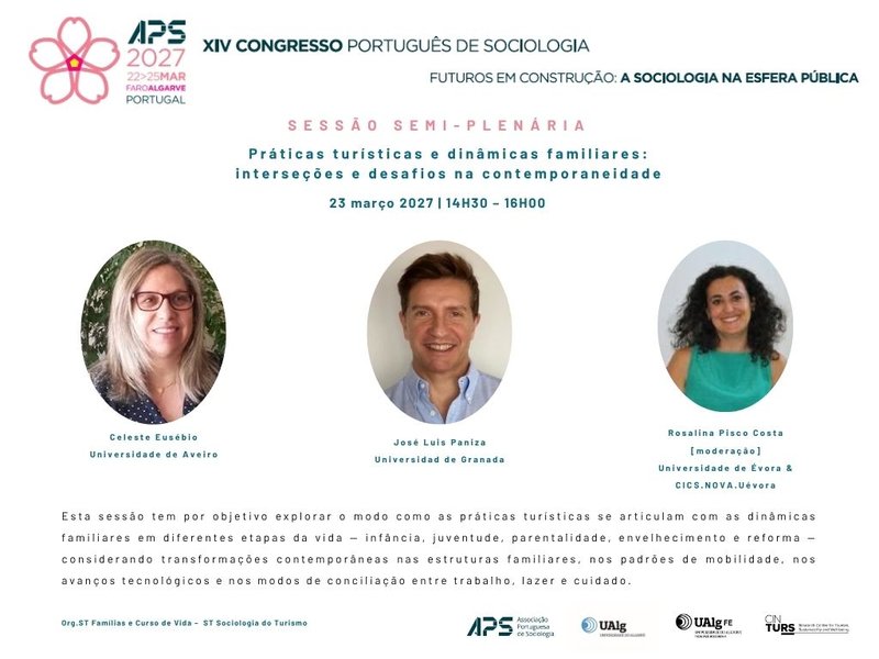 APS2027 - Semi-plenaria Praticas turisticas e dinamicas familiares intersecoes e desafios na contemporaneidade