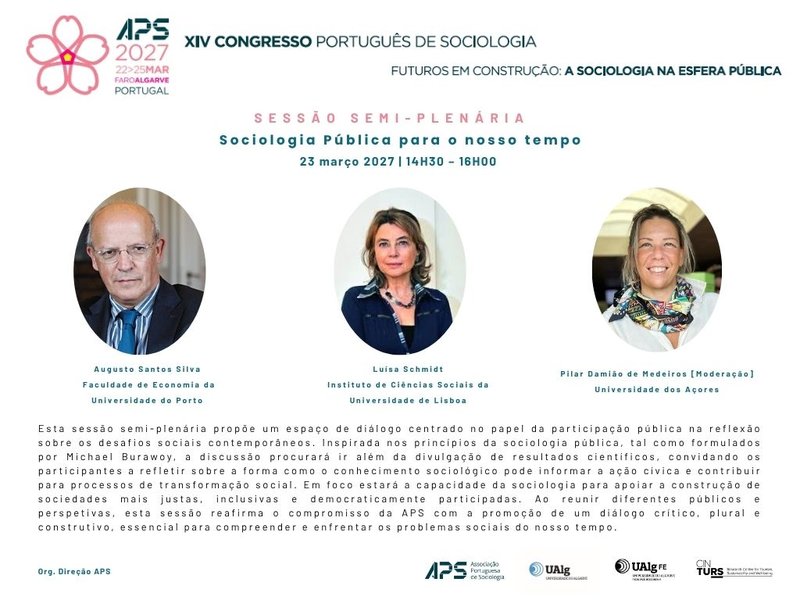 APS2027 - Semi-plenaria Sociologia Pablica para o nosso tempo