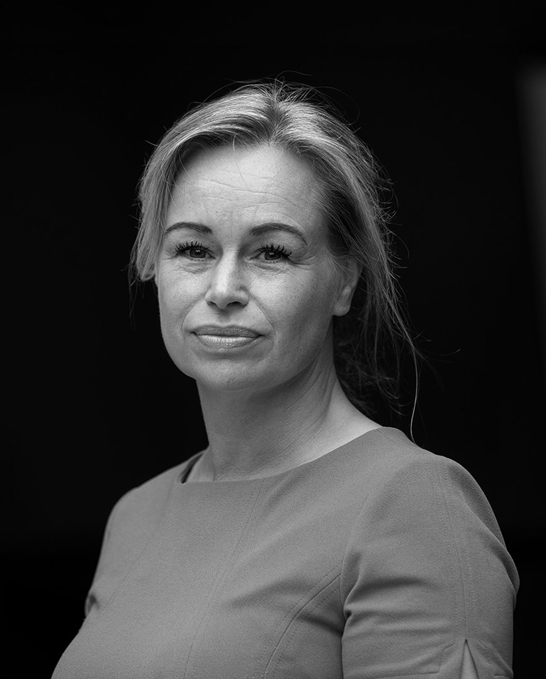Alijd van Doorn portret BW