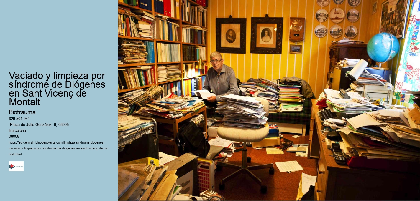 Vaciado y limpieza por síndrome de Diógenes en Sant Vicenç de Montalt