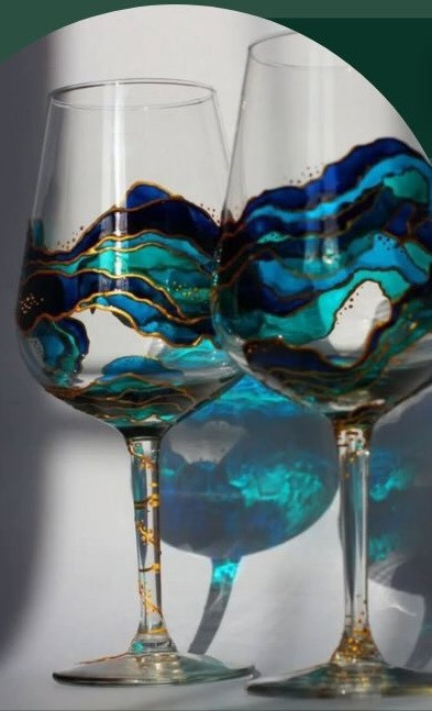 Майстер-клас з вітражного розпису - фото Майстер-клас з вітражного розпису - фото