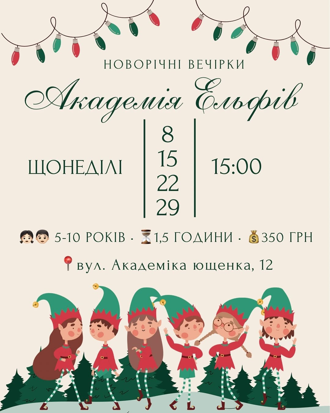 Новорічна вечірка "Академія ельфів" - фото Новорічна вечірка "Академія ельфів" - фото