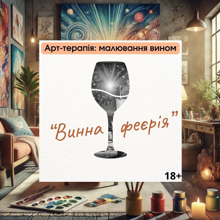 Арт-терапія "Винна феєрія" - фото Арт-терапія "Винна феєрія" - фото