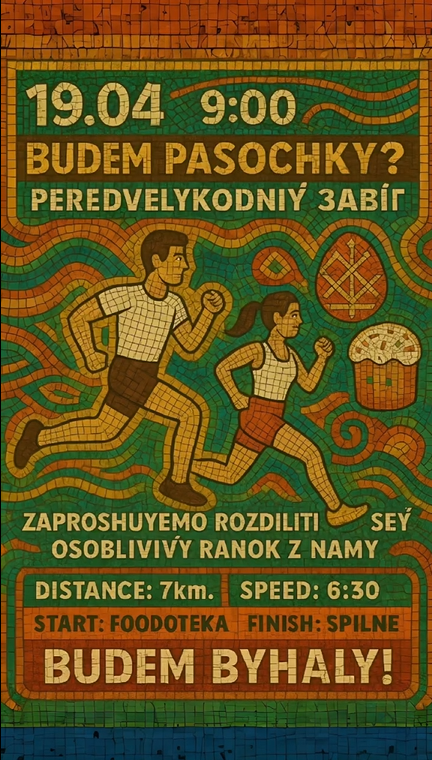 Передвеликодній забіг "BUDEM PASOCHKY?" - фото Передвеликодній забіг "BUDEM PASOCHKY?" - фото