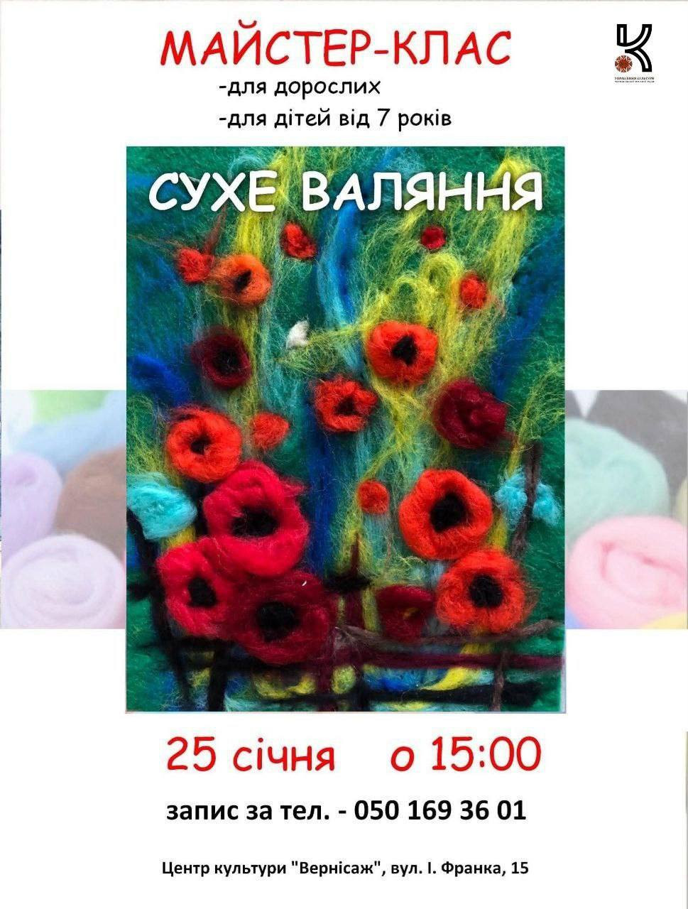 Майстер клас "Сухе валяння" - фото Майстер клас "Сухе валяння" - фото