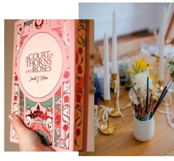 Майстер-клас "Розпис зрізу книги" - фото Майстер-клас "Розпис зрізу книги" - фото