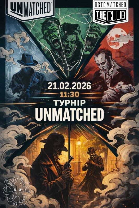 Турнір з гри "Unmatched" - фото Турнір з гри "Unmatched" - фото