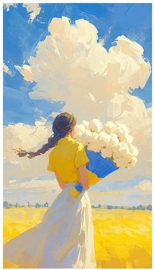 Майстер-клас з малювання "Незалежна" - фото Майстер-клас з малювання "Незалежна" - фото