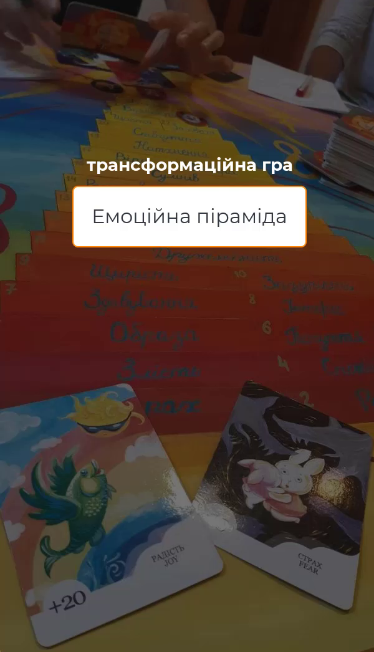 Коучингова гра "Емоційна піраміда" - фото Коучингова гра "Емоційна піраміда" - фото