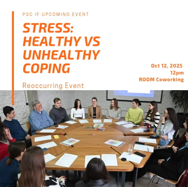Psychology Speaking Club IF Meeting. Stress: Healthy vs Unhealthy Coping