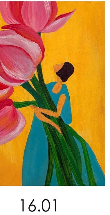 Майстер-клас з малювання "Квіткові історії"