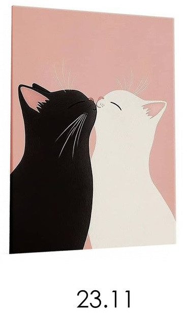 Майстер-клас з малювання "Коти love" - фото Майстер-клас з малювання "Коти love" - фото