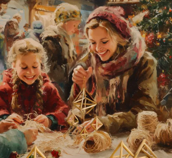 Майстер-клас "Солом'яно-різдвяні плетіння" - фото Майстер-клас "Солом'яно-різдвяні плетіння" - фото