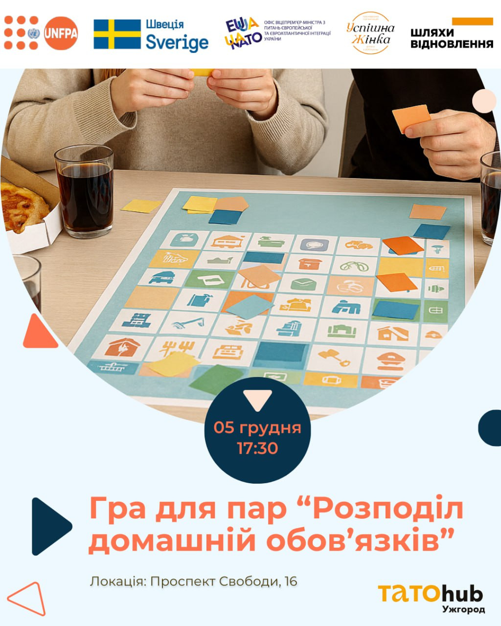 Тренінг-гра для пар "Розподіл сімейних обов'язків" - фото Тренінг-гра для пар "Розподіл сімейних обов'язків" - фото