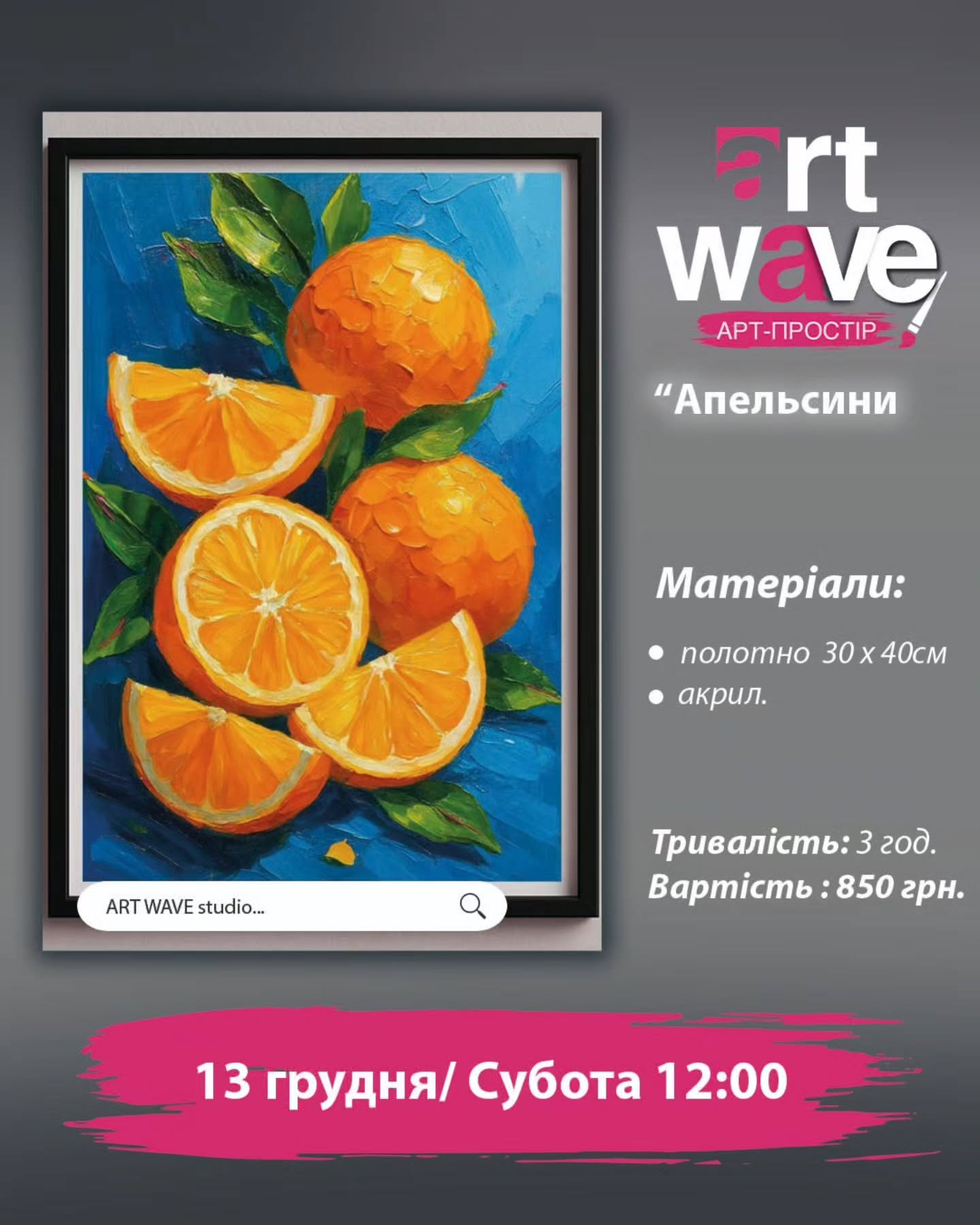 Майстер-клас з малювання "Апельсини" - фото Майстер-клас з малювання "Апельсини" - фото