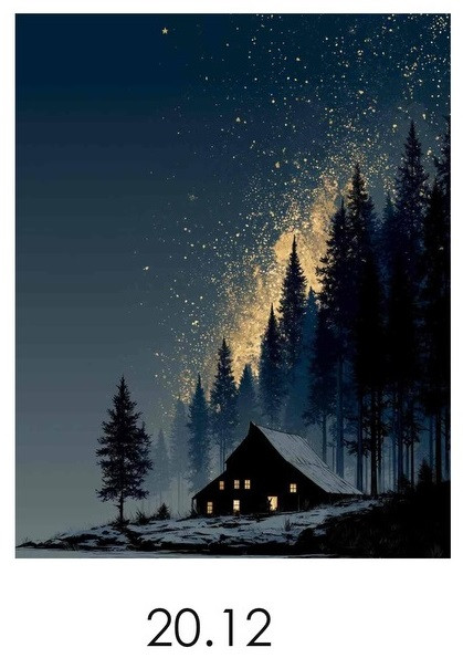 Майстер-клас з малювання "Тиха ніч" - фото Майстер-клас з малювання "Тиха ніч" - фото