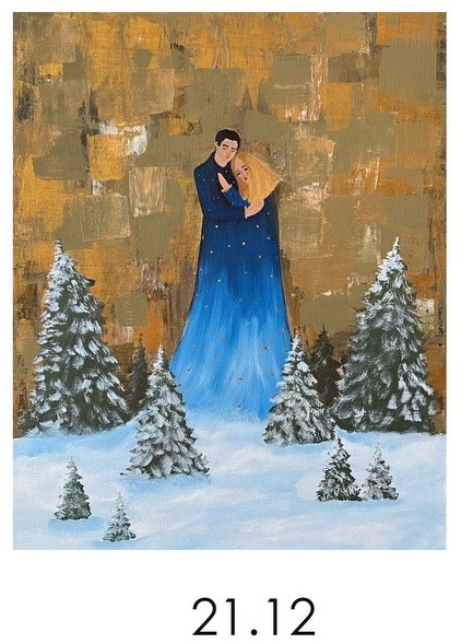 Майстер-клас з малювання "Тепло" - фото Майстер-клас з малювання "Тепло" - фото