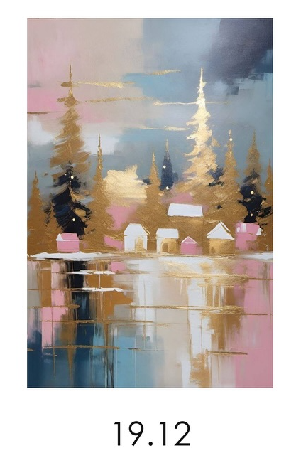 Майстер-клас з малювання "Зима" - фото Майстер-клас з малювання "Зима" - фото