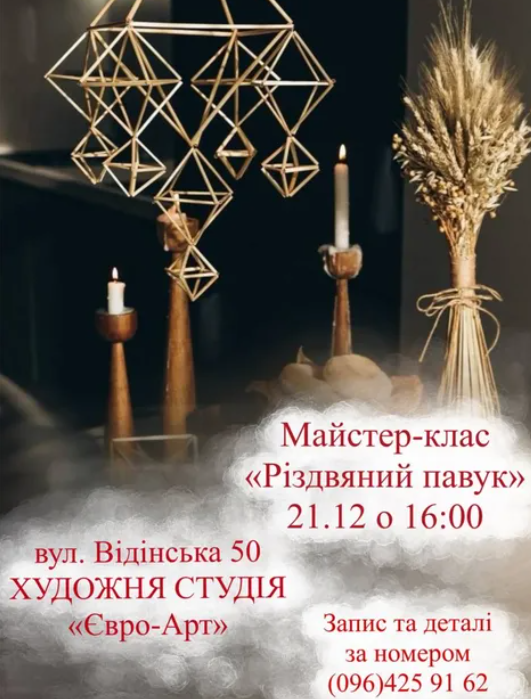 Майстер-клас "Різдвяний павук" - фото Майстер-клас "Різдвяний павук" - фото