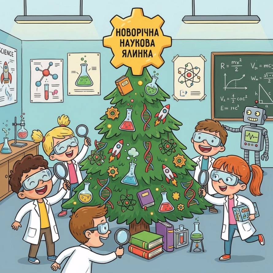 Лабораторія Нового Року - Новорічна наукова ялинка - фото Лабораторія Нового Року - Новорічна наукова ялинка - фото