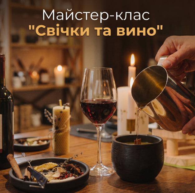 Майстер-клас "Свічки&Вино"