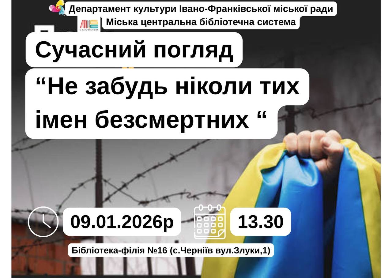 Сучасний погляд "Не забудь ніколи тих імен безсмертних"