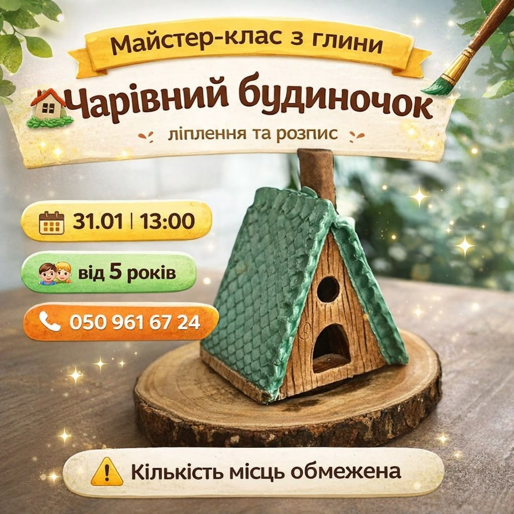 Майстер-клас для дітей "Чарівний будиночок" - фото Майстер-клас для дітей "Чарівний будиночок" - фото
