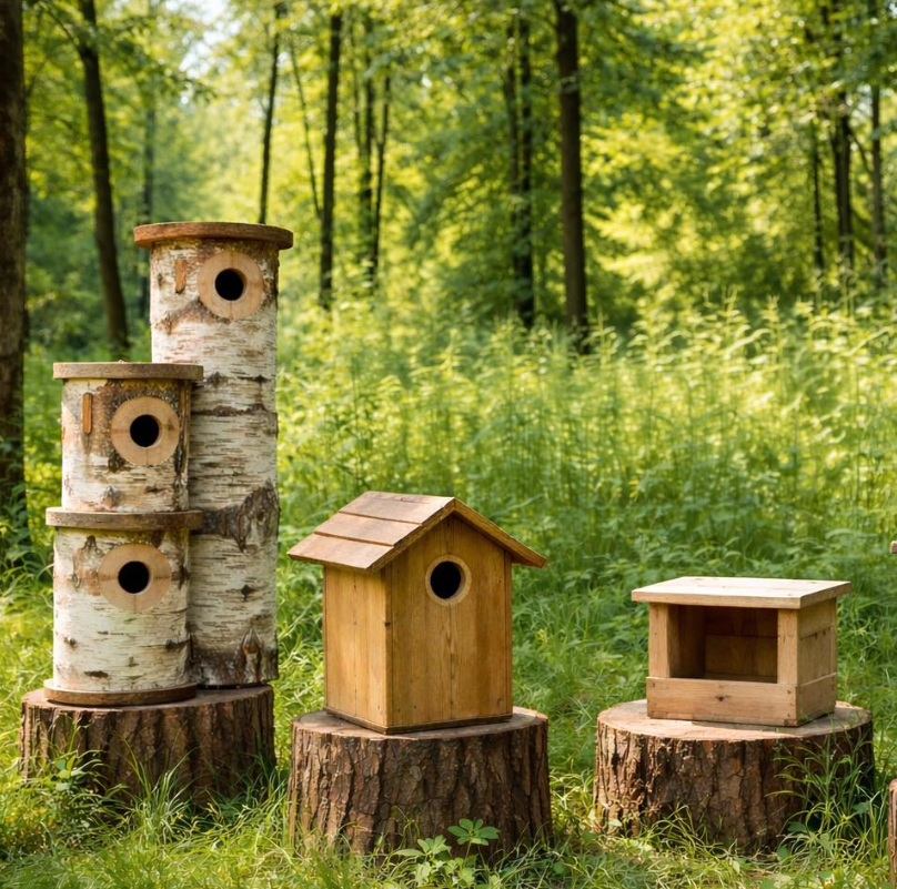 Майстер-клас з виготовлення гніздівель для птахів - фото Майстер-клас з виготовлення гніздівель для птахів - фото